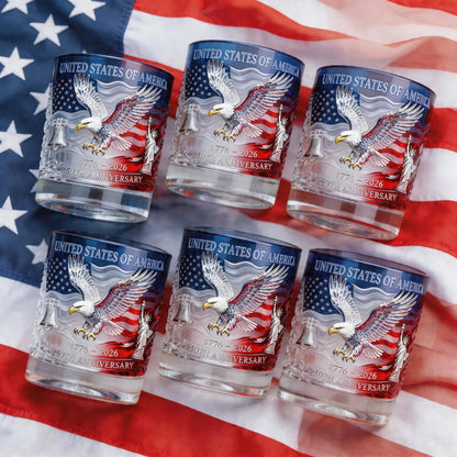 🔥Father's Day 50% OFF🔥Limited Edition 2026 USA 250th Anniversary Commemorative Glass – 1776-2026 Heritage Edition