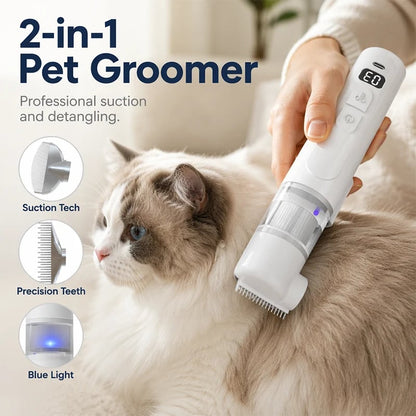🔥Electric Pet Grooming Comb🐕Keep your furry friends away from mites, fleas and tangled fur!