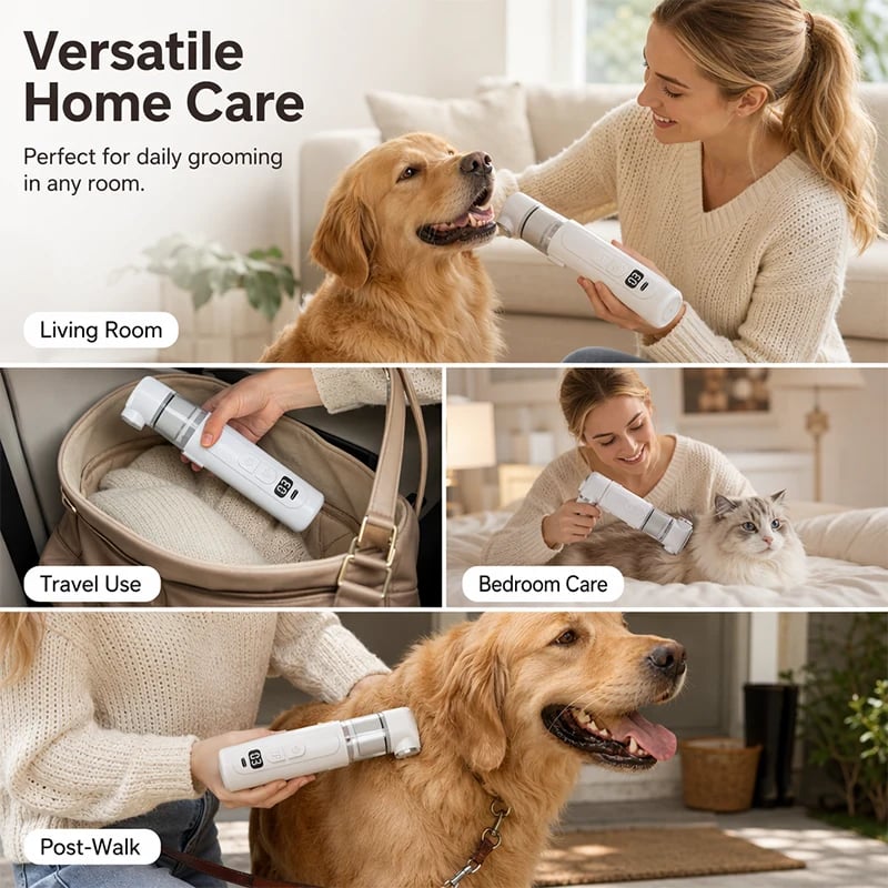 🔥Electric Pet Grooming Comb🐕Keep your furry friends away from mites, fleas and tangled fur!
