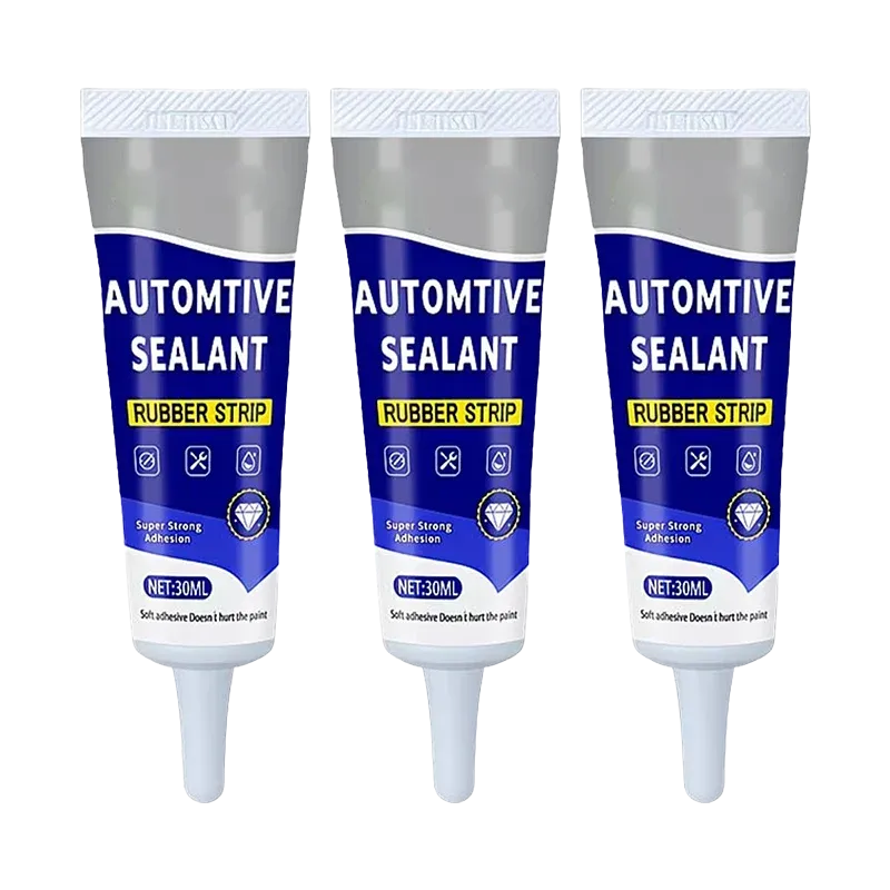 ⭐🚗50% OFF NOW! Car Door Rubber Sealant Adhesive – 2‐In‐1 Seal & Bond Automotive Repair Glue, Fixes Rubber Strip Gaps