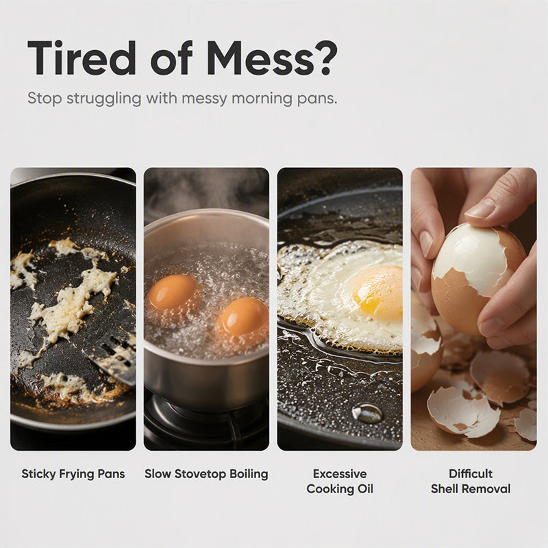 🔥 BUY 2 GET 1 FREE! Microwave Egg Poacher – Perfect Eggs in Minutes 🍳