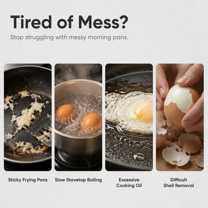🔥 BUY 2 GET 1 FREE! Microwave Egg Poacher – Perfect Eggs in Minutes 🍳